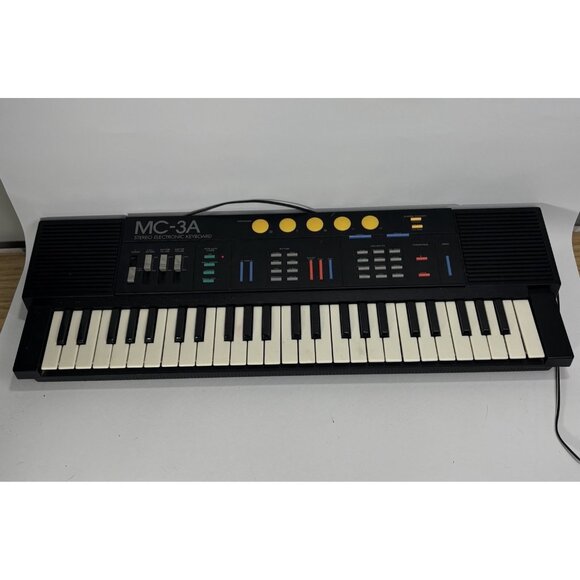 Vintage 90s MC-3A Digital Squarewave Electronic Keyboard – C64 / Chiptune Sounds - Picture 1 of 17